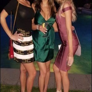 Super Sexy Mauve Bandage Dress Small